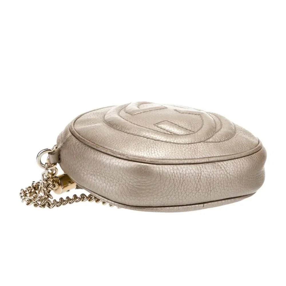 Gucci Mini SoHo Crossbody Chain Bag - Gold - Picture 8 of 11